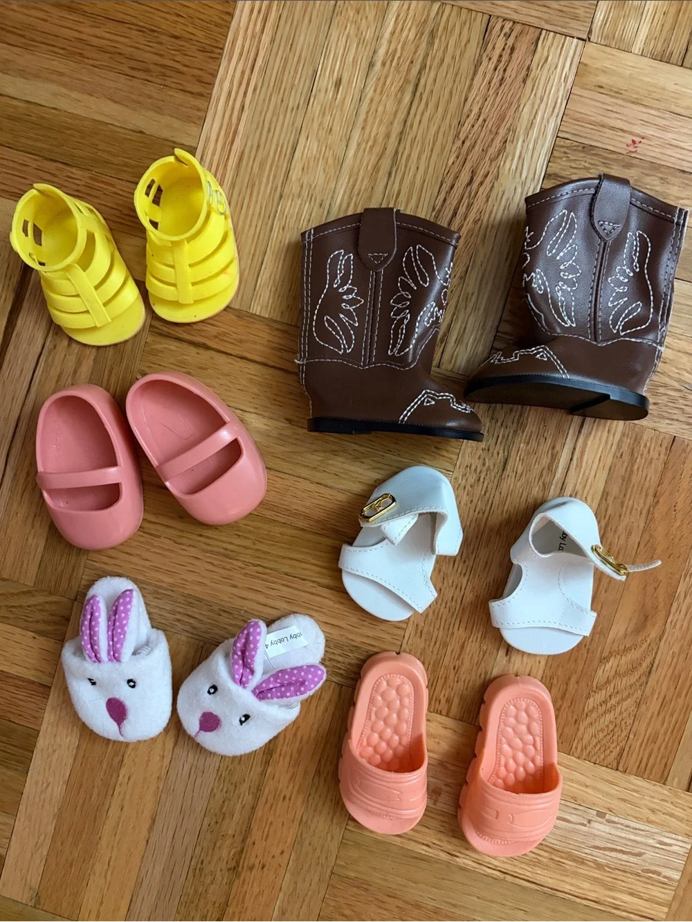 (6) BABYDOLL Shoe Bundle - Fits 17” Dolls